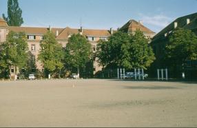 Hessen-Homburg-Kaserne, Innenhof, Aufnahme von 1956