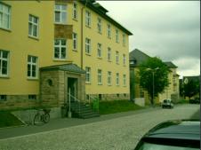 Die Bleidorn-Kaserne in Fulda, heute Teil der Fachhochschule, frher Standort des A.R. 51 (Blick Richtung Leipziger Strae) - Dank an Thilo