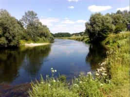 Donez-Bogen bei Krassn-Gossarowka (Quelle: Google Earth, Obischoff)