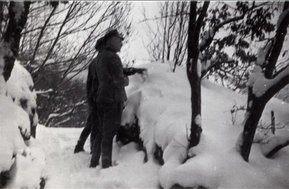 Leutnant Bhm, 14./I.R. 88,  im Zivilberuf Rechtsanwalt in Hanau, in Bad Wildstein Oktober / November 1939